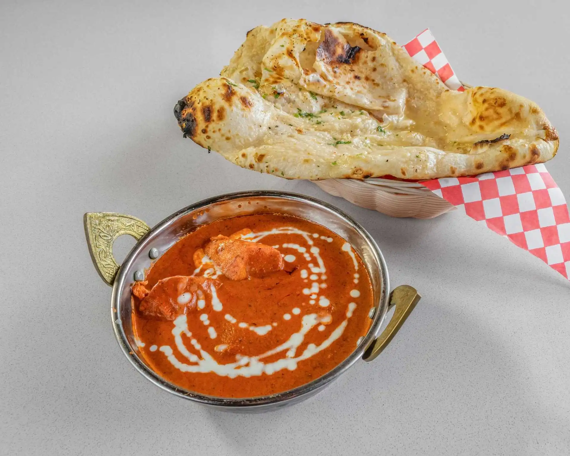 Butter Chicken and Rice at Punjab Food Corner - Best butter chicken in Winnipeg