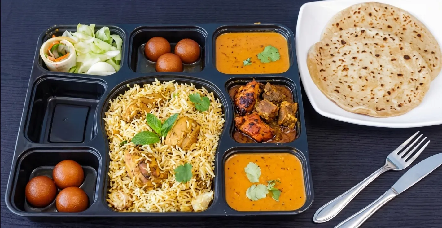 Non-Vegetarian Thali Platter at Punjab Food Corner - Best Indian thali in Winnipeg