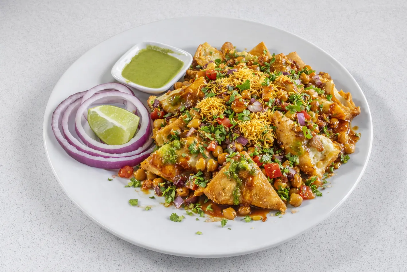 Amritsari Naan and Chole - Most popular dish at Punjab Food Corner in Winnipeg